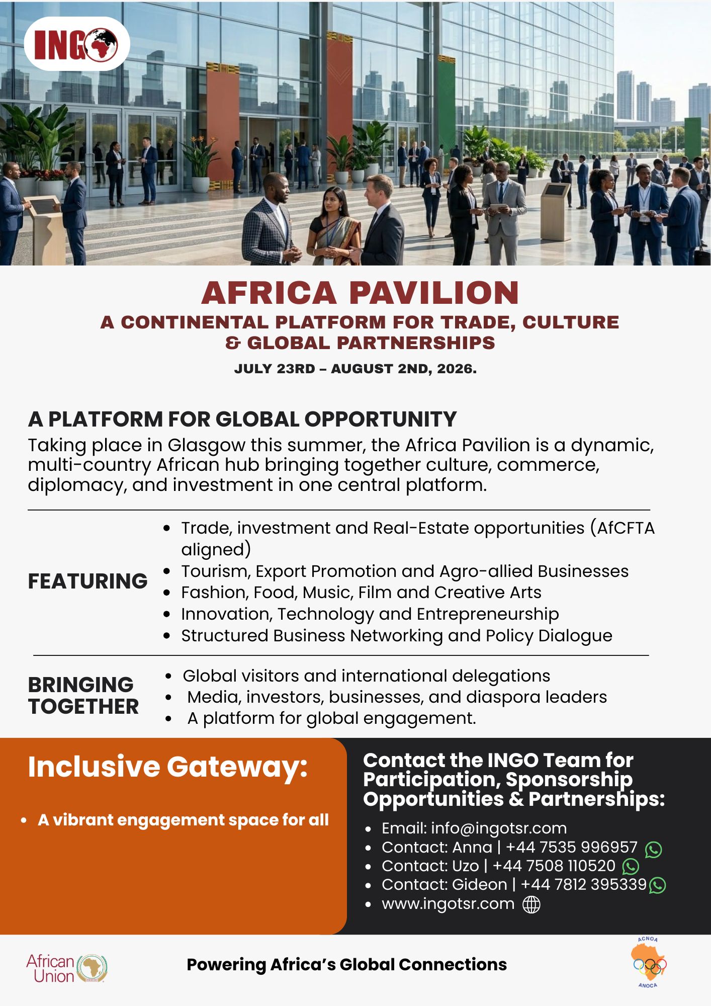 Africa Pavilion Flyer