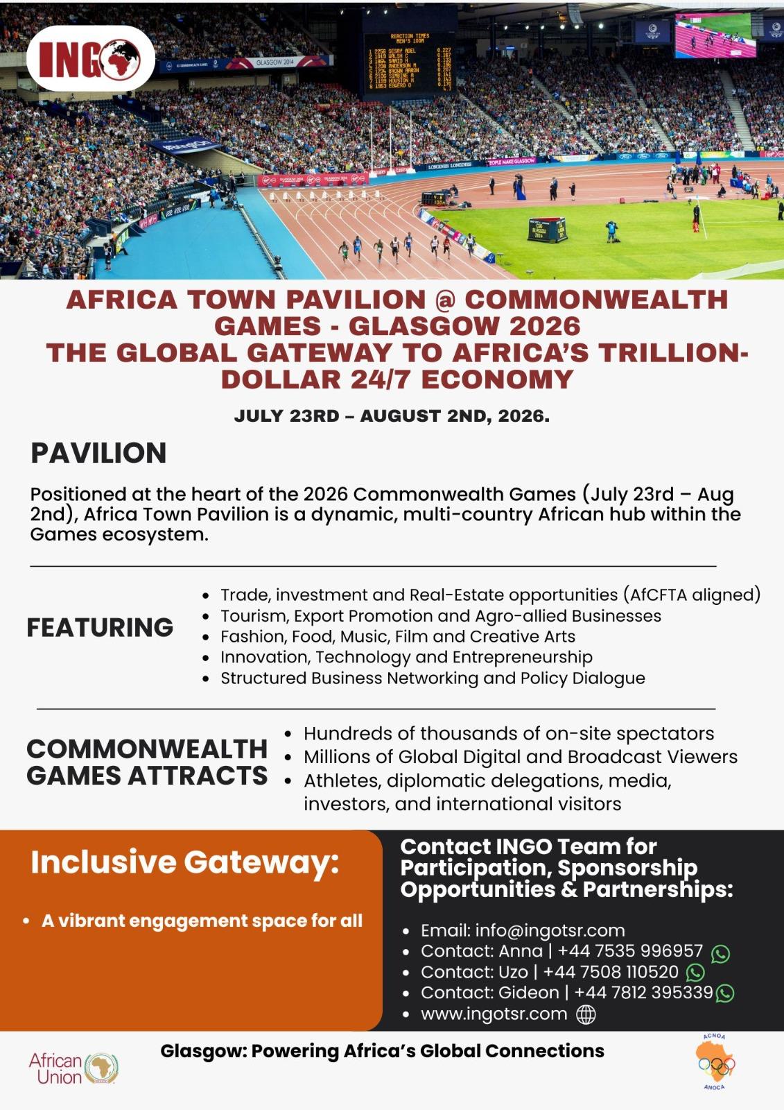 Africa Town Pavilion flyer